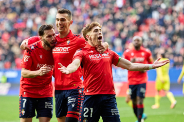 Jugadas del encuentro de la Jornada 22 de LaLiga EA Sports disputado este sábado, 31 de enero, en el estadio de El Sadar