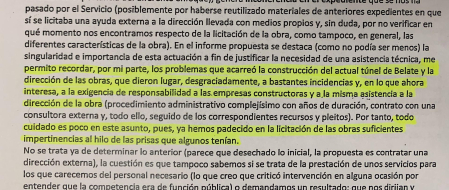 Extracto correo del letrado de la mesa de Belate