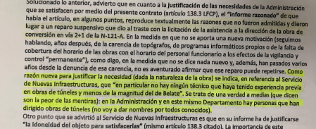 Extracto correo del letrado de la mesa de Belate