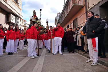 Procesión de San Blas en Milagro.