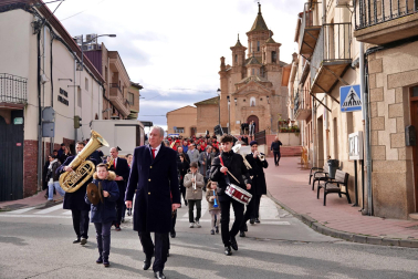 Procesión de San Blas en Milagro.