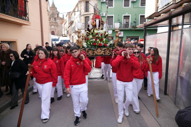 Procesión de San Blas en Milagro.