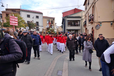 Procesión de San Blas en Milagro.