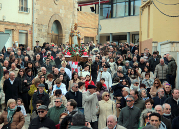 Procesión de San Blas en Ribaforada.