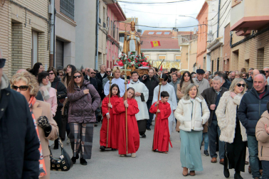 Procesión de San Blas en Ribaforada.