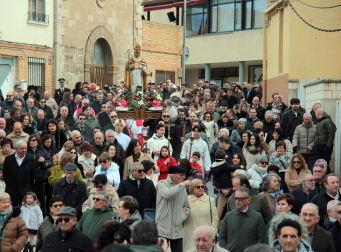 Procesión de San Blas en Ribaforada.