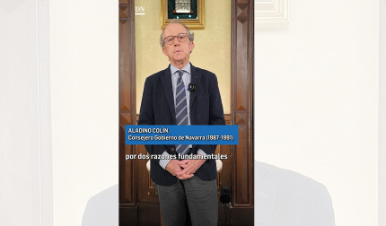 El que fuera consejero de Presidencia e Interior del Gobierno de Navarra entre 1987 y 1991, realizó este miércoles 4 de febrero sobre el antes, el durante y el después de la adhesión de España y de Navarra a la Comunidad Económica Europea