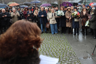 Fotos del homenaje a las víctimas del terrorismo en Pamplona