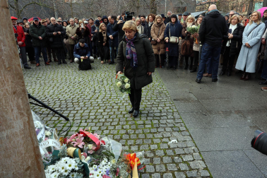 Fotos del homenaje a las víctimas del terrorismo en Pamplona