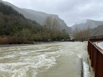 Río Esca a su paso por Burgui.