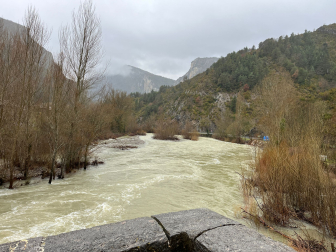 Río Esca a su paso por Burgui.