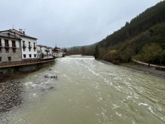 Río Esca a su paso por Burgui.