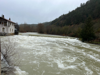 Río Esca a su paso por Burgui.