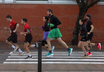 Berriozar acogió la prueba sobre 5 kilómetros en una jornada marcada por el mal tiempo y la lluvia