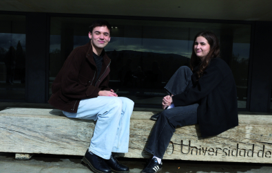 Jon Ander Martínez y Natalia Cortina, 20 y 21 años (3º Comunicación Audiovisual)