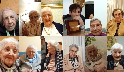17 centenarios, uno por cada Comunidad Autónoma, se juntaron en una llamada simultánea que reunió a personas que sumaban 1.757 años de edad. La iniciativa la ideó la startup de móviles para mayores, Maximiliana.