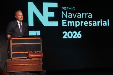 Fotos de la entrega del Premio Navarra Empresarial 2026 en el pabellón Navarra Arena