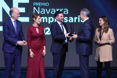 Fotos de la entrega del Premio Navarra Empresarial 2026 en el pabellón Navarra Arena