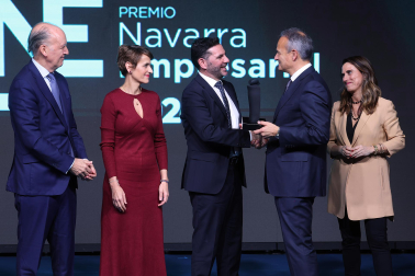 Fotos de la entrega del Premio Navarra Empresarial 2026 en el pabellón Navarra Arena