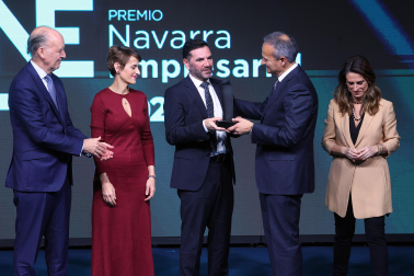 Fotos de la entrega del Premio Navarra Empresarial 2026 en el pabellón Navarra Arena