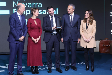 Fotos de la entrega del Premio Navarra Empresarial 2026 en el pabellón Navarra Arena