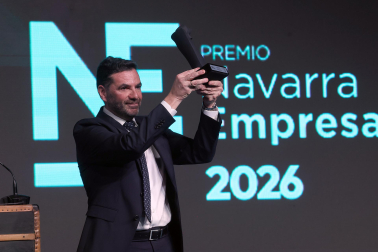 Fotos de la entrega del Premio Navarra Empresarial 2026 en el pabellón Navarra Arena