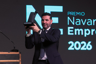 Fotos de la entrega del Premio Navarra Empresarial 2026 en el pabellón Navarra Arena