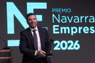 Fotos de la entrega del Premio Navarra Empresarial 2026 en el pabellón Navarra Arena