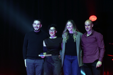 Reconocimiento a los deportistas destacados en el año 2025 durante la ceremonia celebrada en el pabellón Navarra Arena