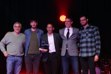 Reconocimiento a los deportistas destacados en el año 2025 durante la ceremonia celebrada en el pabellón Navarra Arena