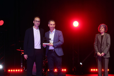 Reconocimiento a los deportistas destacados en el año 2025 durante la ceremonia celebrada en el pabellón Navarra Arena