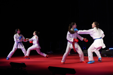 Reconocimiento a los deportistas destacados en el año 2025 durante la ceremonia celebrada en el pabellón Navarra Arena