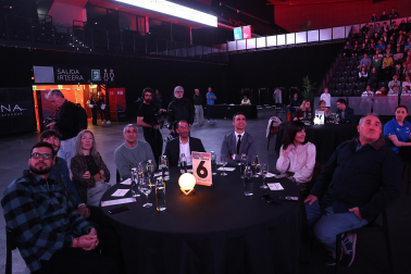 Reconocimiento a los deportistas destacados en el año 2025 durante la ceremonia celebrada en el pabellón Navarra Arena
