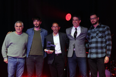 Reconocimiento a los deportistas destacados en el año 2025 durante la ceremonia celebrada en el pabellón Navarra Arena