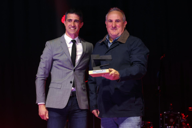 Reconocimiento a los deportistas destacados en el año 2025 durante la ceremonia celebrada en el pabellón Navarra Arena