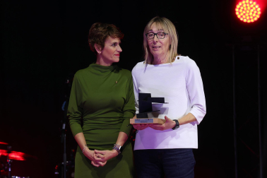 Reconocimiento a los deportistas destacados en el año 2025 durante la ceremonia celebrada en el pabellón Navarra Arena