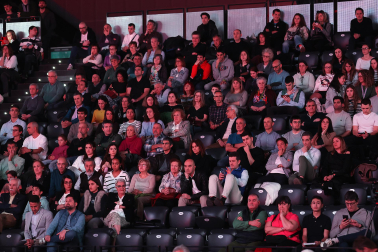 Reconocimiento a los deportistas destacados en el año 2025 durante la ceremonia celebrada en el pabellón Navarra Arena