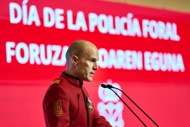 Foto del Día de la Policía Foral.