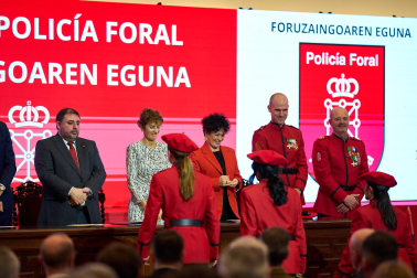 Foto del Día de la Policía Foral.