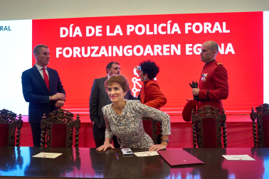 Foto del Día de la Policía Foral.