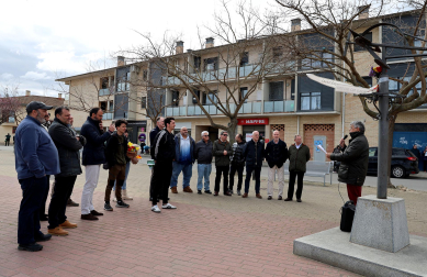 Acto de Vox en Caparroso en homenaje a Pablo Rada.