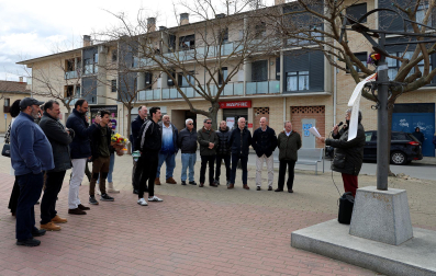 Acto de Vox en Caparroso en homenaje a Pablo Rada.