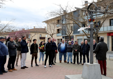 Acto de Vox en Caparroso en homenaje a Pablo Rada.