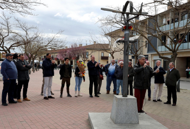Acto de Vox en Caparroso en homenaje a Pablo Rada.