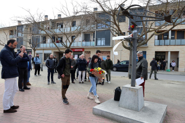 Acto de Vox en Caparroso en homenaje a Pablo Rada.