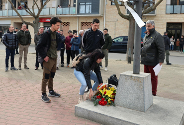 Acto de Vox en Caparroso en homenaje a Pablo Rada.