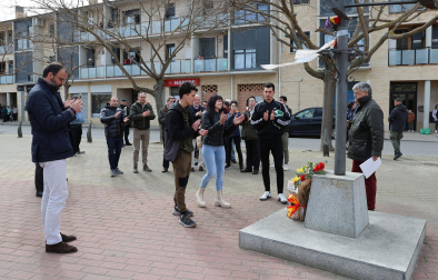 Acto de Vox en Caparroso en homenaje a Pablo Rada.