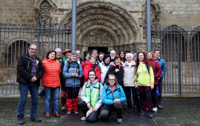 Fotos de los grupos de Tierra Estella durante la primera Javierada de 2026