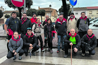 Fotos de los grupos de Tierra Estella durante la primera Javierada de 2026