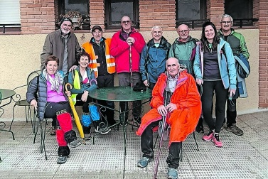 Fotos de los grupos de Tierra Estella durante la primera Javierada de 2026